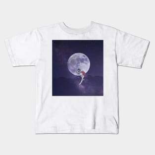 Purple moon Kids T-Shirt